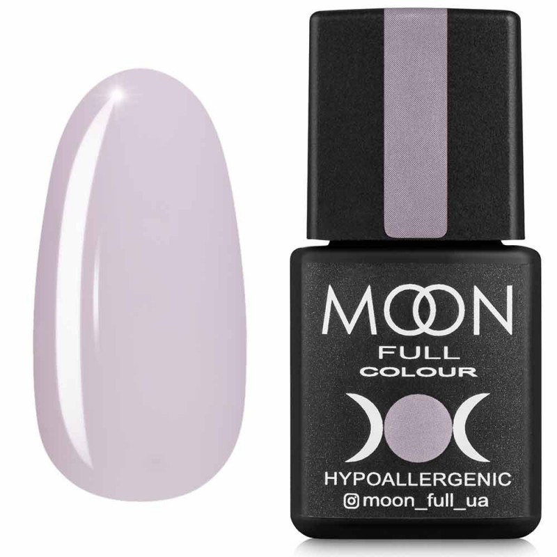 Гель-лак для нігтів Moon Full Air Nude №13 світло-бузковий, 8 мл