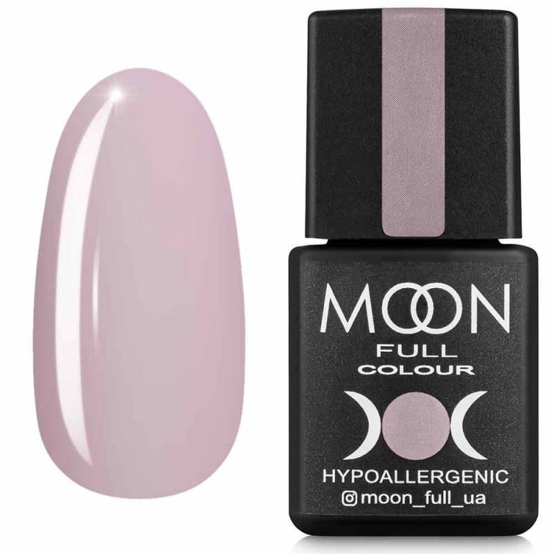 Гель-лак для нігтів Moon Full Air Nude №14 рожеве праліне напівпрозорий, 8 мл