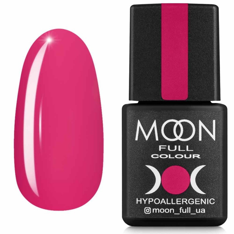 Гель-лак для нігтів Moon Full Air Nude №18 рожевий вінтаж насичений, 8 мл