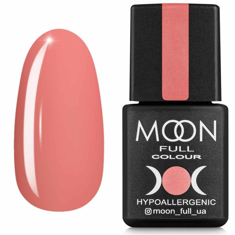 Гель-лак для нігтів Moon Full Air Nude №20 ніжний лососевий, 8 мл