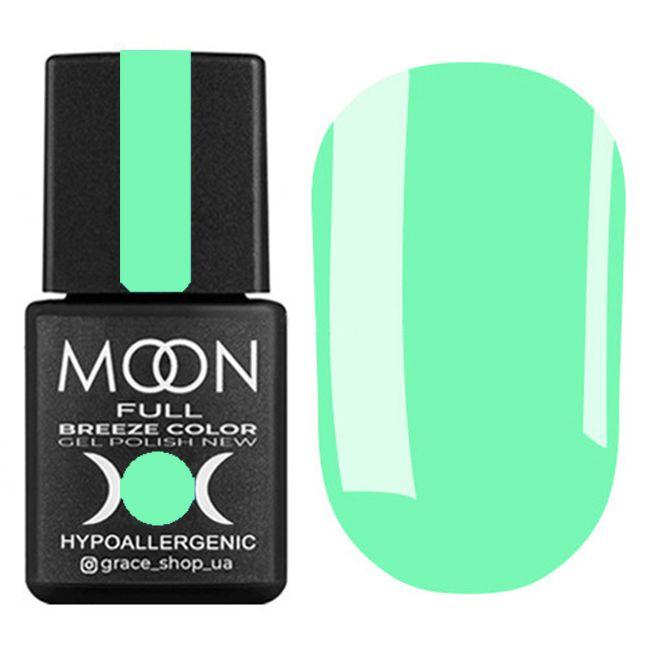 Гель-лак для нігтів Moon Full Breeze Color №424 яскраво-салатовий, 8 мл