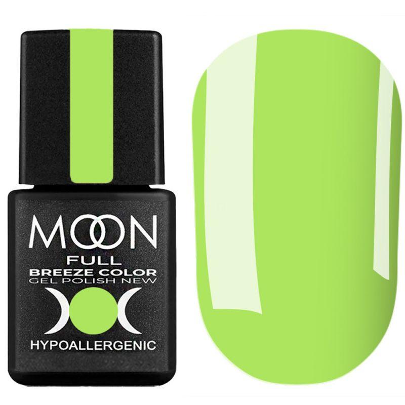 Гель-лак для нігтів Moon Full Breeze Color №432 салатове яблуко, 8 мл