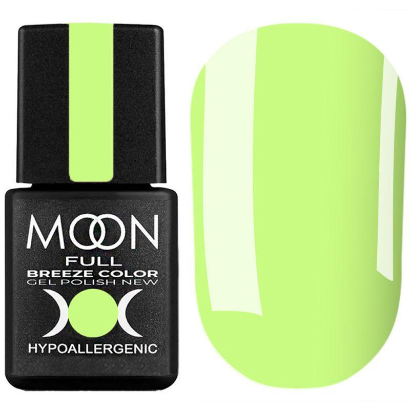Гель-лак для нігтів Moon Full Breeze Color №434 фісташково-салатовий, 8 мл