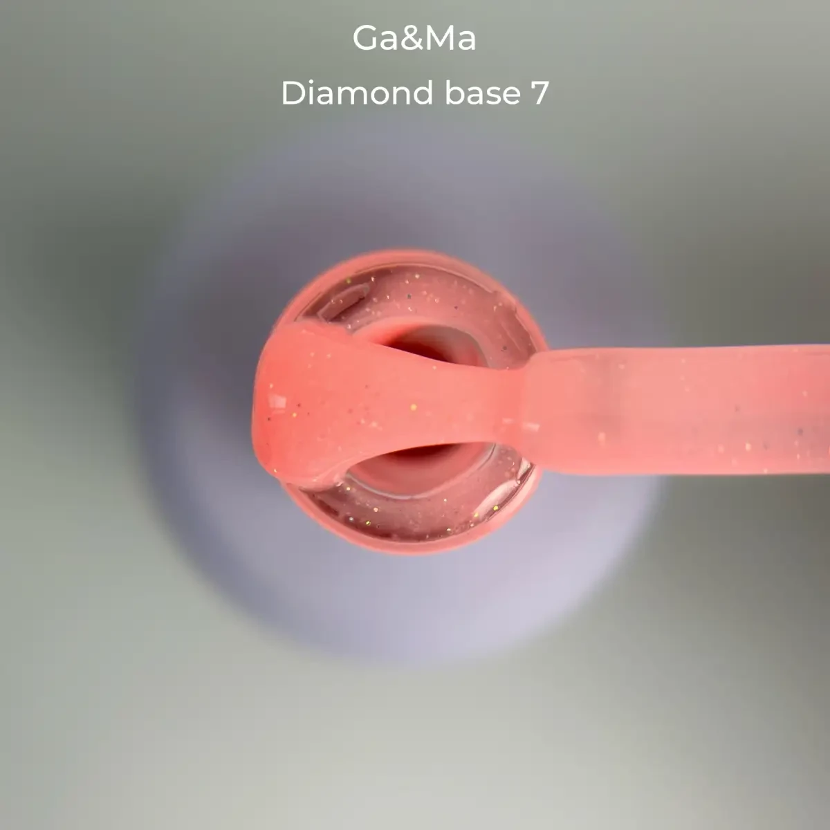 Камуфлююча база даймонд Cover base Ga&Ma Diamond 007 темно-рожева, 15 мл