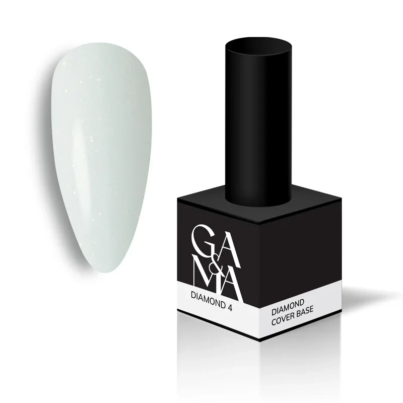 Камуфлююча база для нігтів даймонд Ga&Ma Cover base Diamond 004, 15 мл