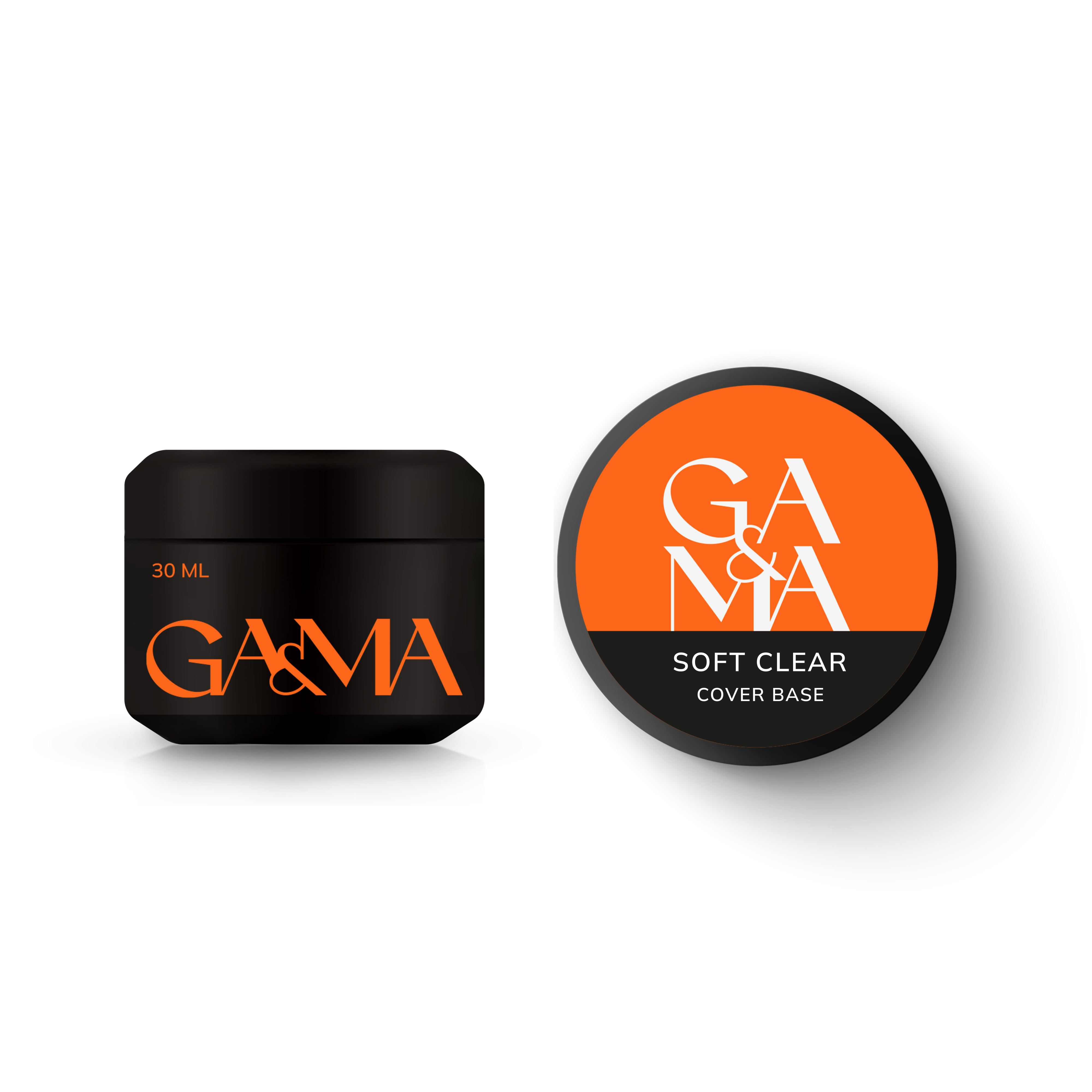 База для нігтів софт Ga&Ma Soft Base прозора пластична, 30 мл