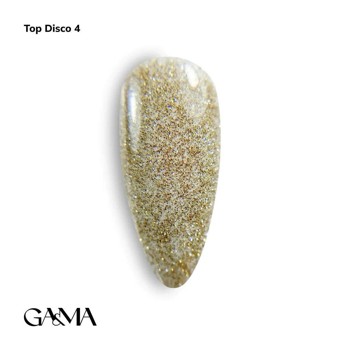 Топ для нігтів діско шайн Ga&Ma Disco Shine №04, 10 мл