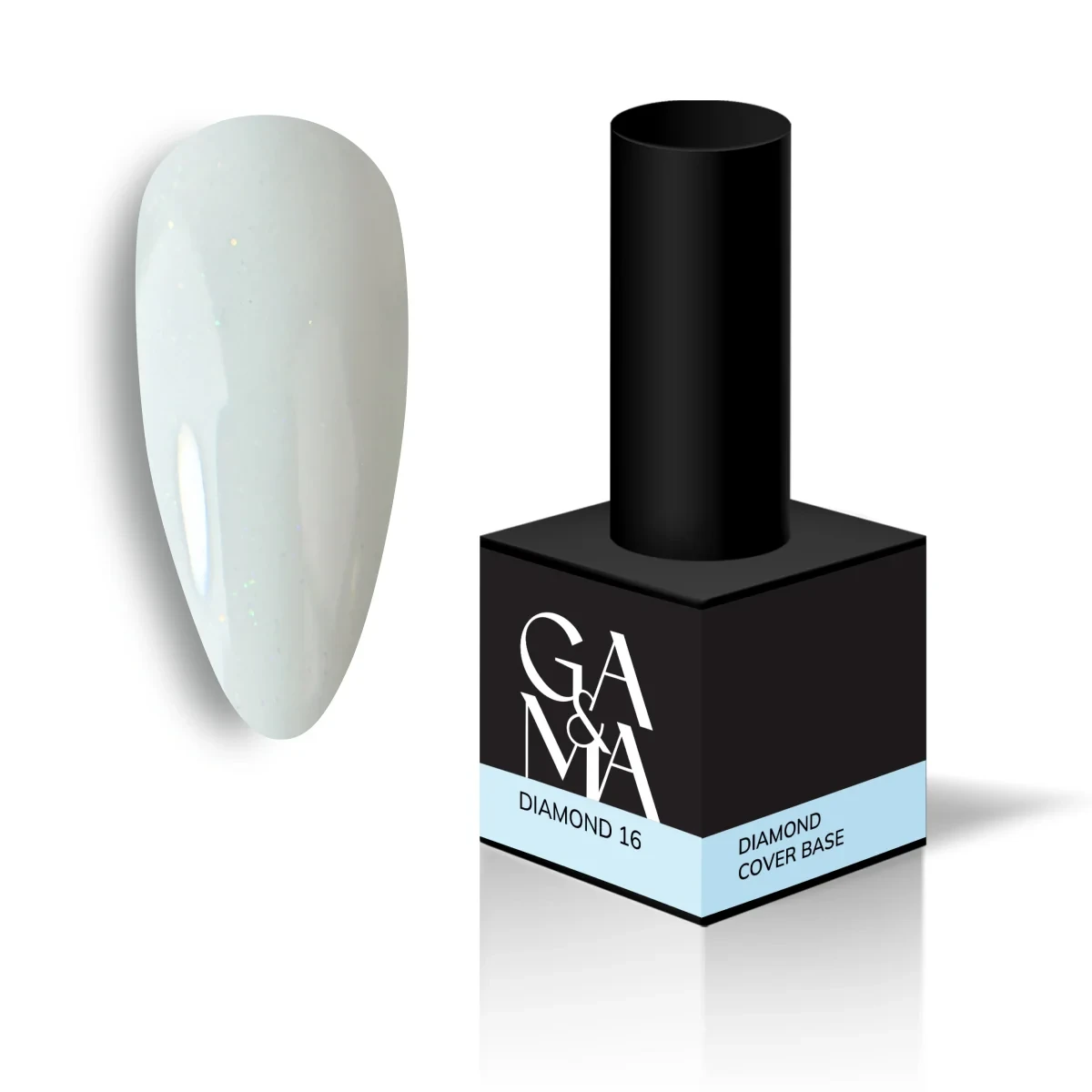 Камуфлююча база даймонд Cover base Ga&Ma Diamond 016, 15 мл
