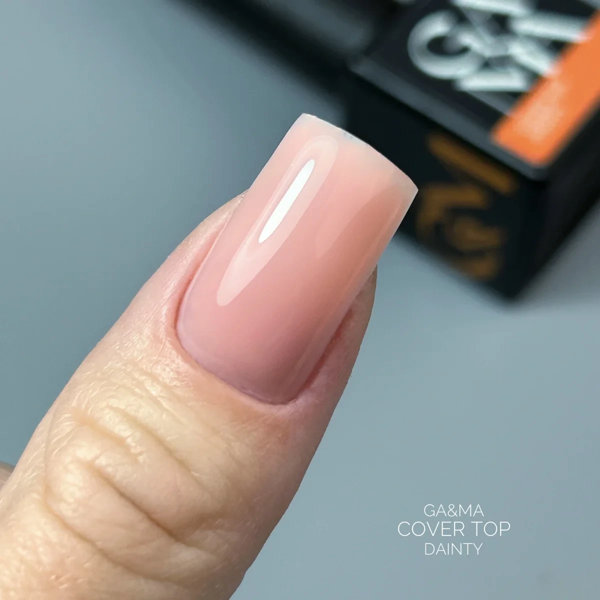 Камуфлюючий топ для нігтів Ga&Ma Cover top Dainty, 10 мл