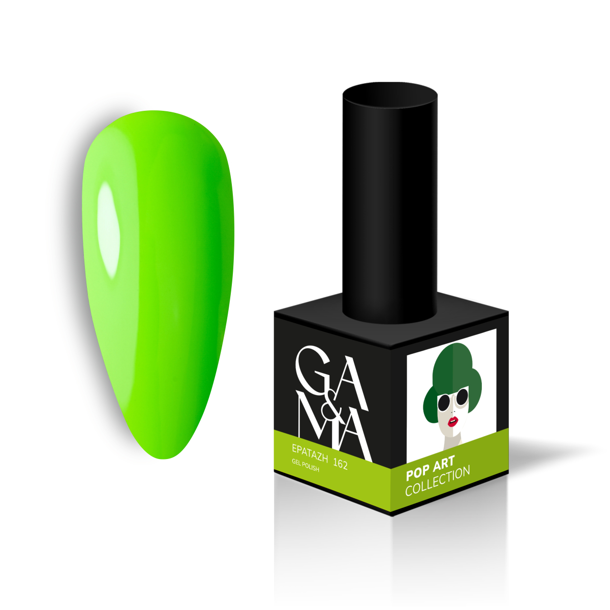 Гель-лак для нігтів Ga&Ma Pop Art collection 162 Epatazh, 10 мл
