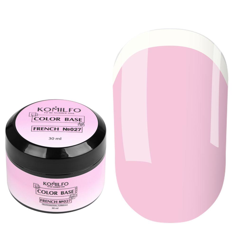 База для нігтів Komilfo Color Base French 027, 30 мл