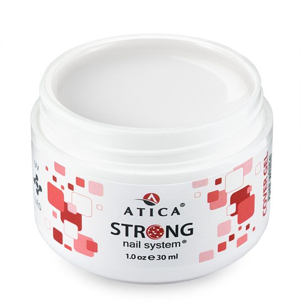 Гель для нарощення Atica Strong cover gel Extra White, 30 мл