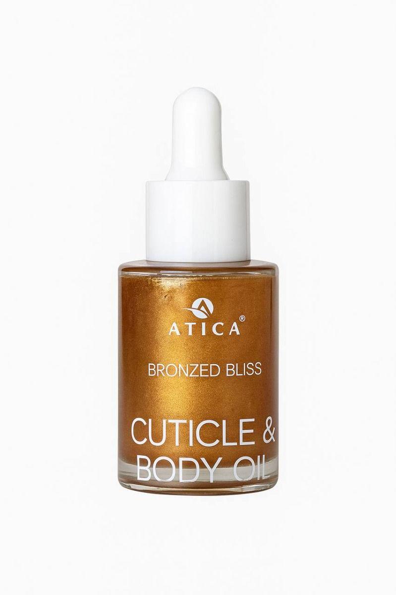Олія Atica Bronzed Bliss Cuticule&Body Oil, 30 мл