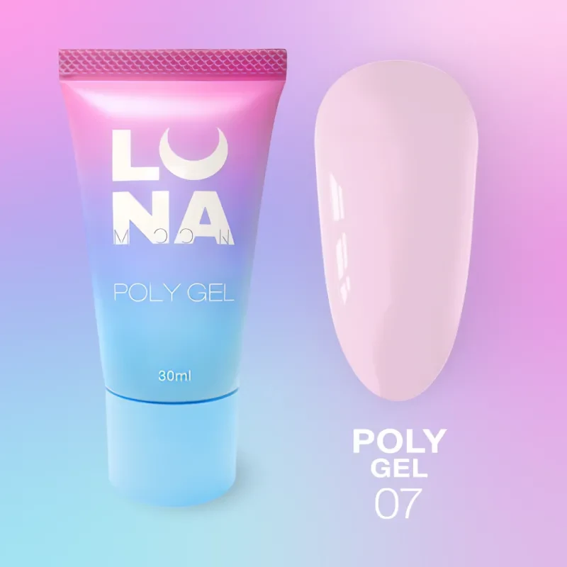 Полігель для нарощування LunaMoon Poly Gel №7, 30 мл