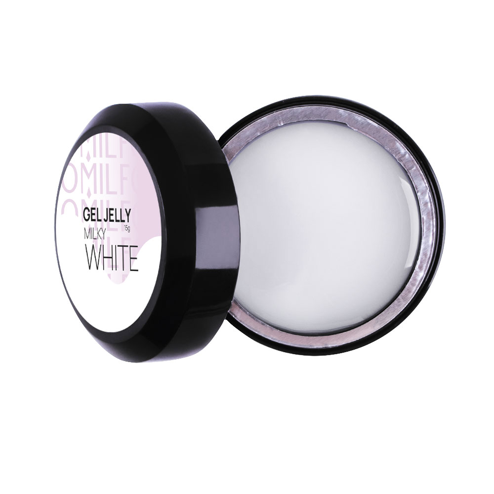 Моделюючий гель-желе Komilfo Gel Jelly Milky White, 15 мл