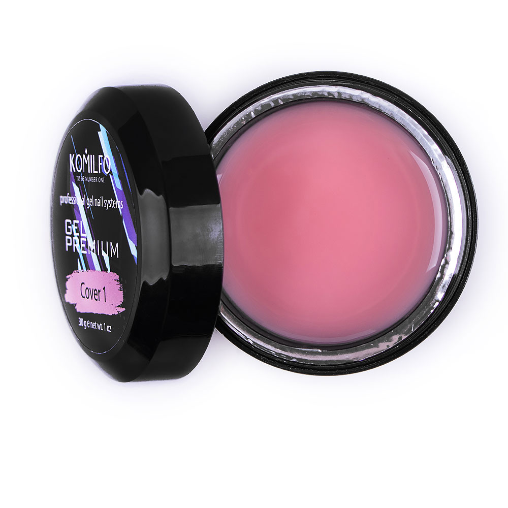 Гель для нарощення Komilfo Premium Gel Cover 1, 30 мл