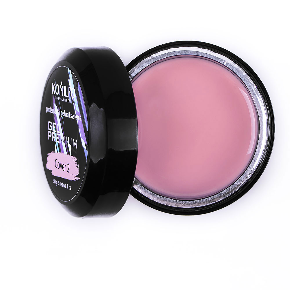 Гель для нарощення Komilfo Premium Gel Cover 2, 30 мл