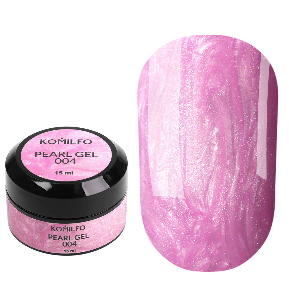 Гель для нарощення Komilfo Pearl Gel 004, 15 мл
