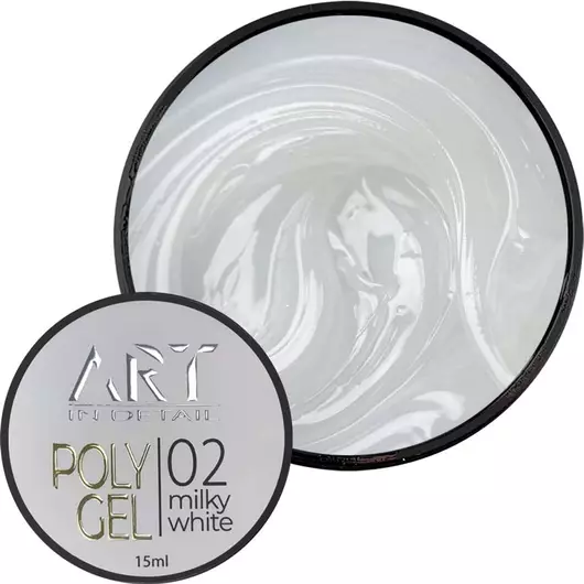 Полігель Art Polygel №02 Milky White, 15 мл