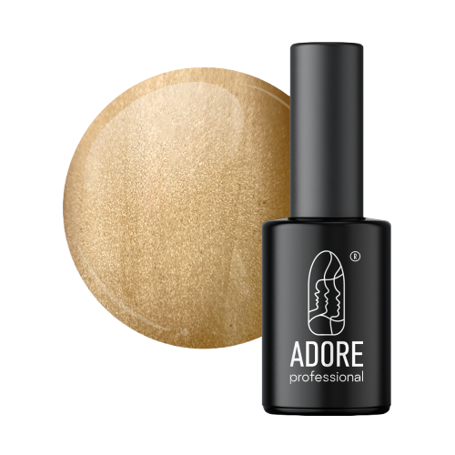 Гель-лак для нігтів котяче око Adore professional Metal Glass mm-10 золотий, 8 мл