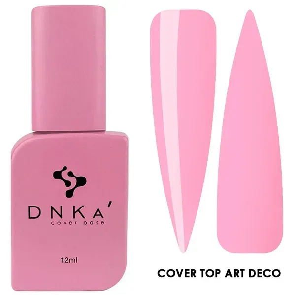 Камуфлюючий топ для нігтів Dnka Cover Top Art Deco, 12 мл