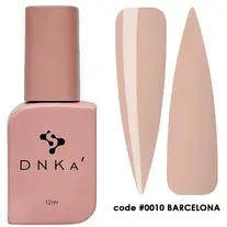 Камуфлюючий топ для нігтів Dnka Cover Top code #0010 Barcelona, 12 мл