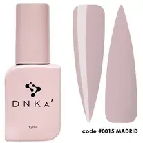 Камуфлюючий топ для нігтів Dnka Cover Top code #0015 Madrid, 12 мл