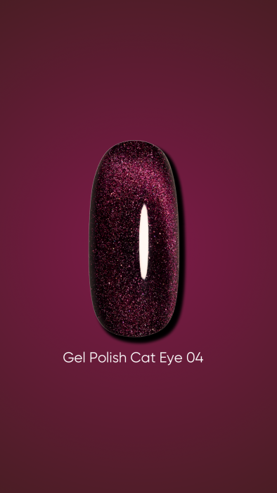 Гель-лак Dark gel polish Cat Eye 04 Без TРO, 10 мл