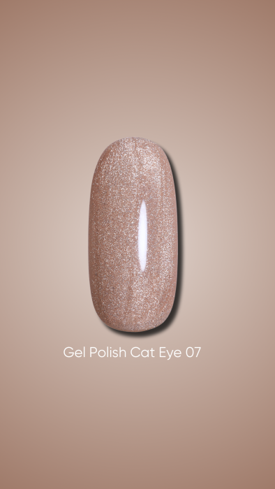Гель-лак Dark gel polish Cat Eye 07 Без TРO, 10 мл