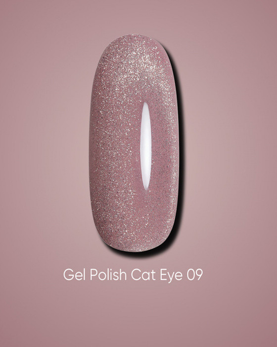 Гель-лак Dark gel polish Cat Eye 09 Без TРO, 10 мл