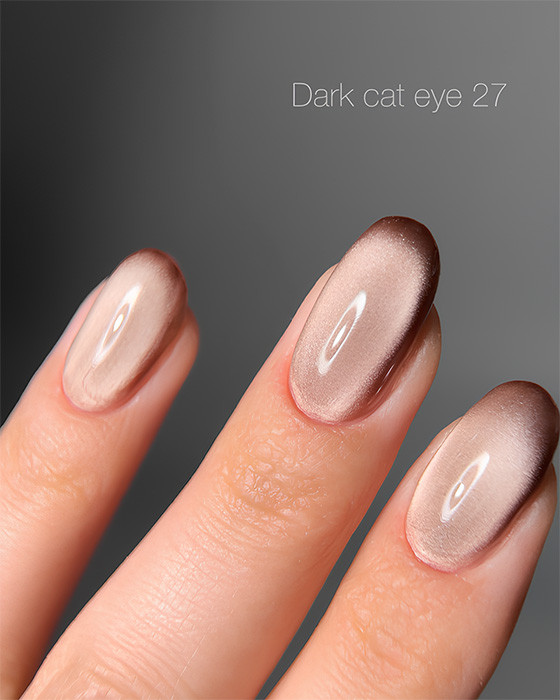 Гель-лак Dark gel polish Cat Eye 27 Без TРO, 10 мл