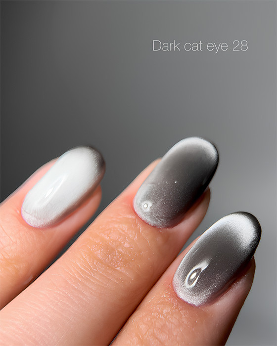 Гель-лак Dark gel polish Cat Eye 28 Без TРO, 10 мл
