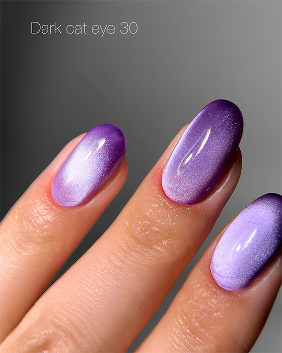 Гель-лак Dark gel polish Cat Eye 30 Без TРO, 10 мл