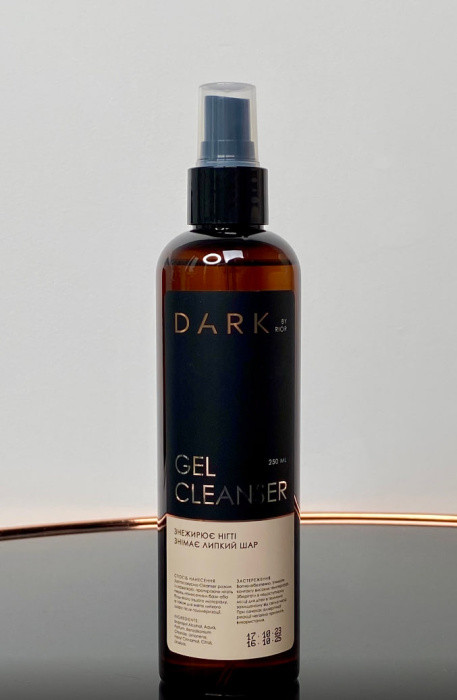 Засіб для зняття липкого шару Dark Gel Cleanser, 250 мл
