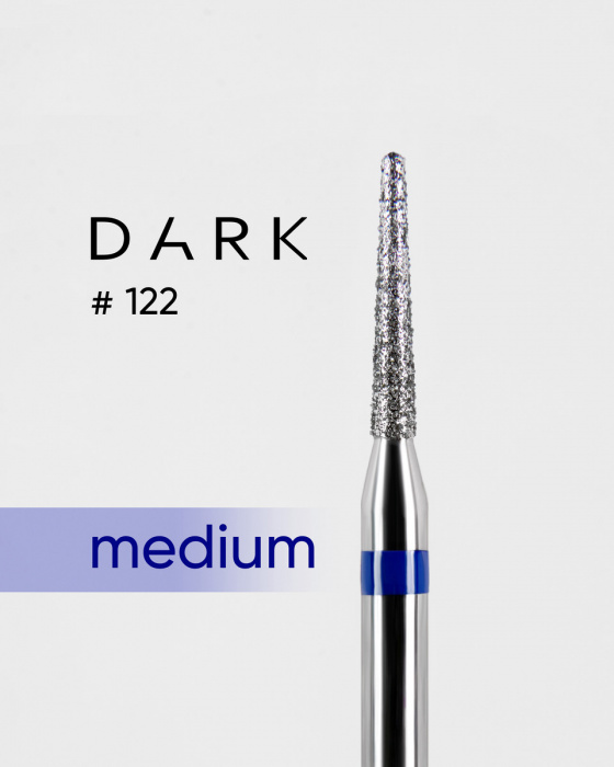Фреза алмазна Dark No122 синя голка 1,6 мм