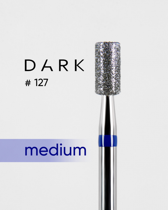 Фреза алмазна Dark No127 синій циліндр 3,2 мм