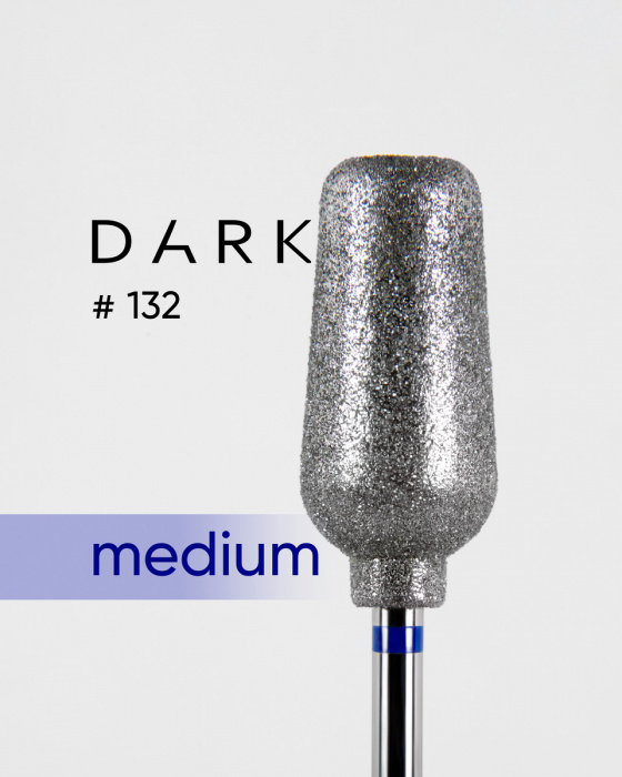Фреза алмазна Dark No132 для педикюру 9 мм