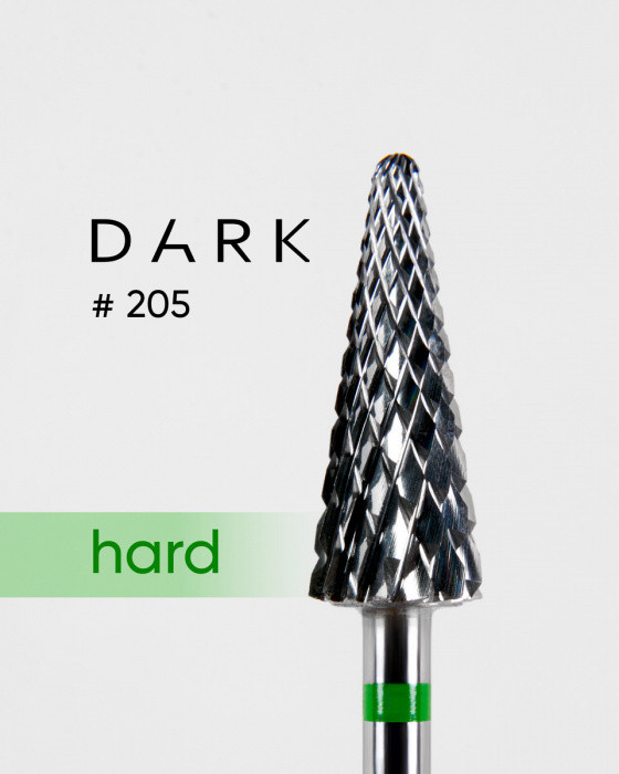 Твердосплавна фреза TBC Dark №205 конус зелена