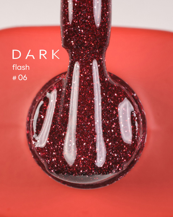 Гель-лак для нігтів Dark Gel Polish Flash 06 Без TРO, 10 мл