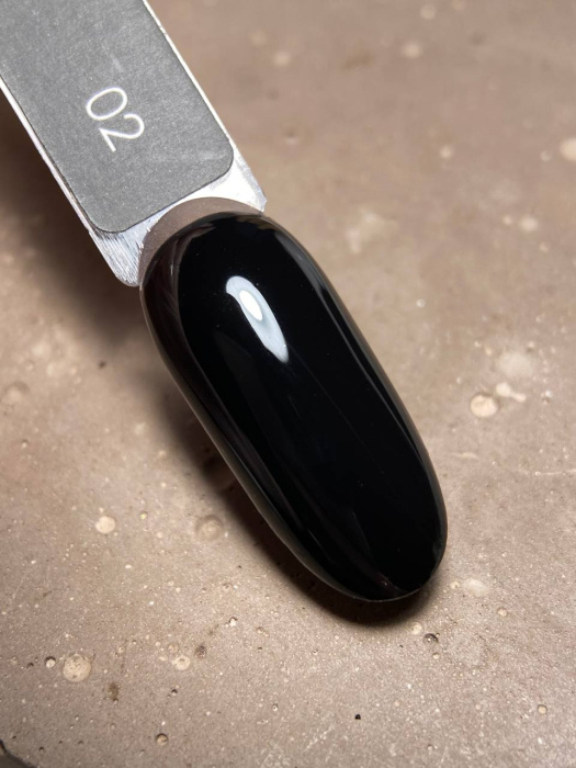 Гель-лак для нігтів Dark gel polish new collection 02 чорний Без TРO, 6 млВИДАЛЕНО