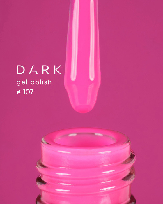 Гель-лак для нігтів Dark gel polish new collection 107 Без TРO, 10 мл