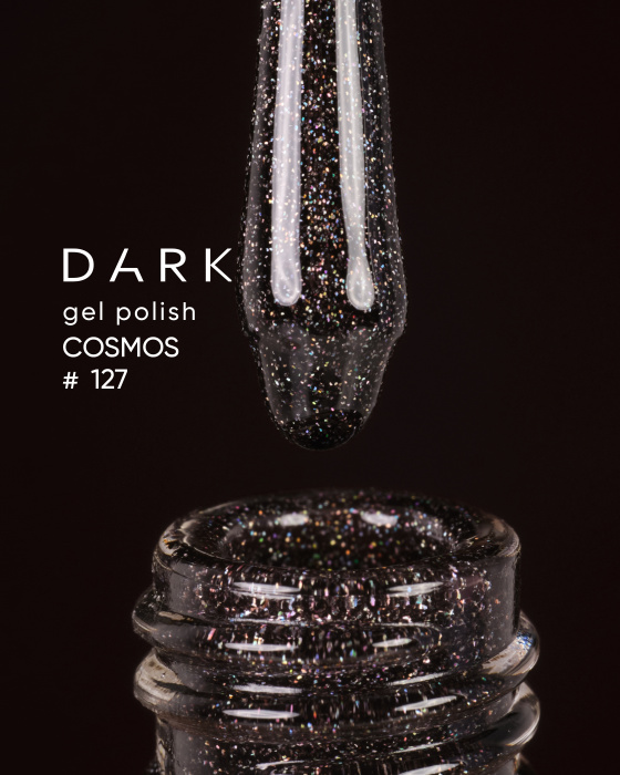Гель-лак для нігтів Dark gel polish Cosmos 127 Без TРO, 10 мл