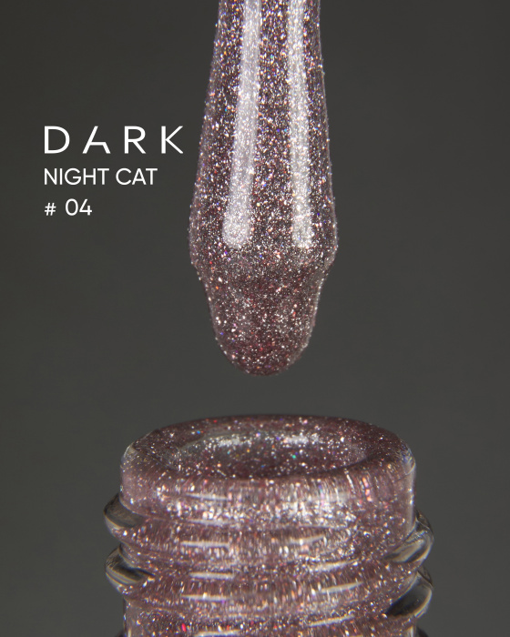 Гель-лак Dark gel polish Night Cat 04 Без TРO, 10 мл