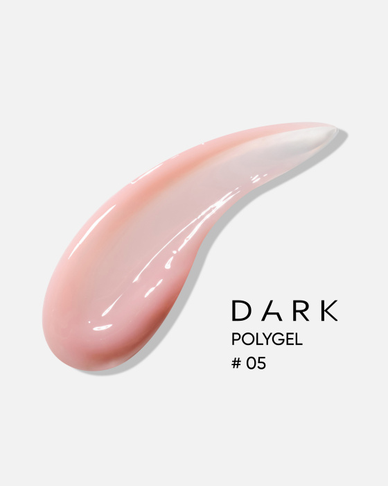Aкрил-гель для нігтів Dark Polygel №5 у тюбику, 30 мл