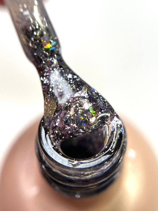 Гель-лак для нігтів Dark Star gel polish 01 з блискучим ефектом Без TРO, 5 мл