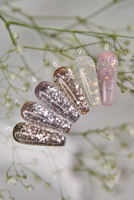 Гель-лак для нігтів Dark Star gel polish 07 з блискучим ефектом Без TРO, 5 мл