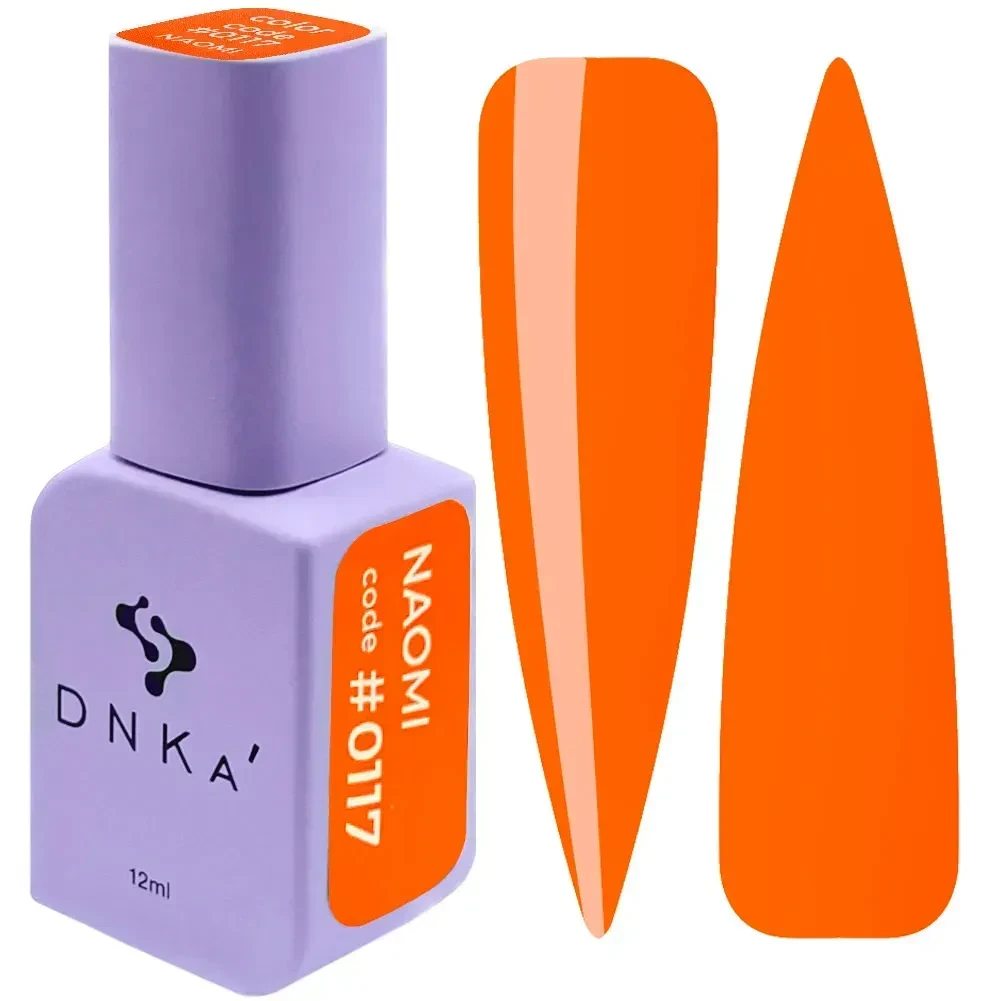 Гель-лак для нігтів Dnka Gel Polish Color #0117 Naomi, 12 мл