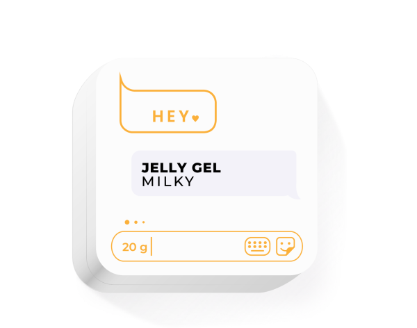 Гель-желе Heylove Jelly Gel Milky, 20 грам