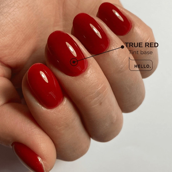 Камуфлююча база для нігтів Heylove Tint base True red, 15 мл