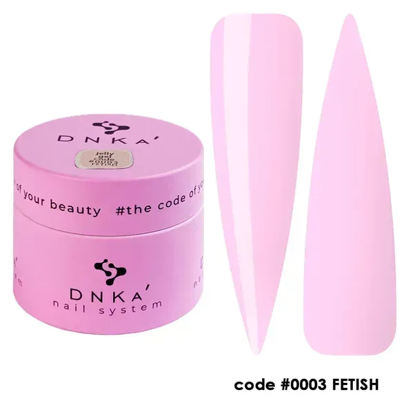 Гель желе для нарощування Dnka Jelly №003 Fetish, 15 мл